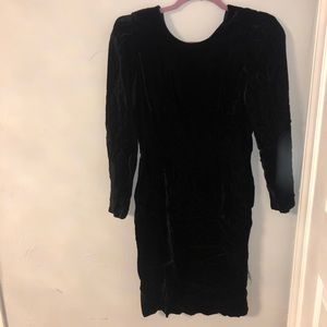 Black Velvet Dress